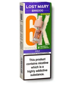 Cola BM6000 Refill Pods by Lost Mary