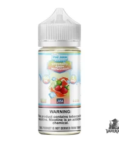 Strawberry Apple Watermelon Freeze — Pod Juice 100mL Freebase
