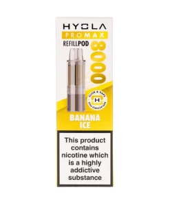 Alternative view of Banana Ice Pro Max 8000 Prefilled Pod + Refill by Hyola