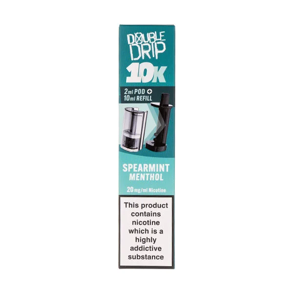 Spearmint Menthol 10k Prefilled Pod + Refill by Double Drip - Image 2