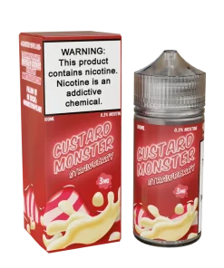 Alternative view of Custard Monster – Strawberry – 100ML E-Liquid