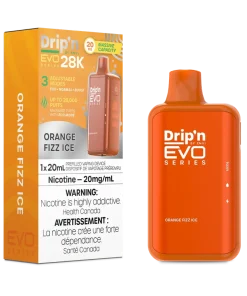 Drip’n by ENVI EVO Series 28K Disposable – Orange Sparkle Ice 20mg