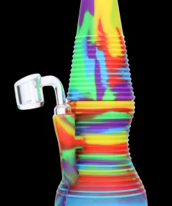 Alternative view of Smoke Cartel Rigid Silicone Mini Dab Rig