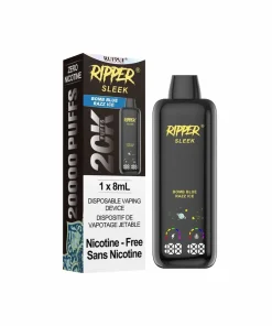 RIPPER SLEEK 20K DISPOSABLE VAPE – 0MG NICOTINE FREE [FED]