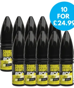 Alternative view of Box of 10 – 20mg Riot Squad Black Edition V2 Nic Salts 10ml