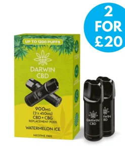 Alternative view of Darwin The Big One 900mg CBD Replacement Pods