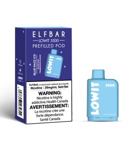 Alternative view of ELFBAR LOWIT 5500 – Blue Razz Ice