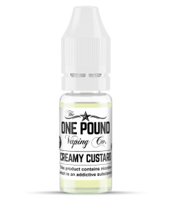 Creamy Custard Flavour High VG E-Liquid by The One Pound Vaping Company (10ml)