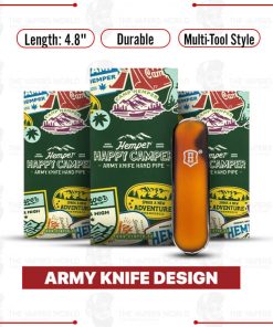 Alternative view of Hemper Happy Camper Army Knife Hand Pipe