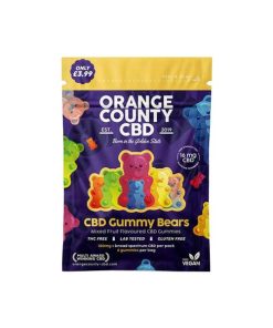 Alternative view of Orange County CBD 100mg Mini CBD Gummy Bears – 6 Pieces