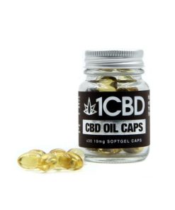 1CBD Soft Gel Capsules 10mg CBD 30 Capsules