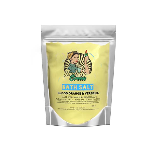 Lady Green 50mg CBD Blood Orange & Verbena Bath Salts – 500g - Image 2