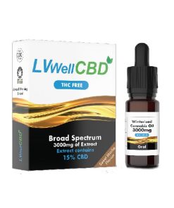 Alternative view of LVWell CBD 3000mg Winterised 10ml Hemp Seed Oil