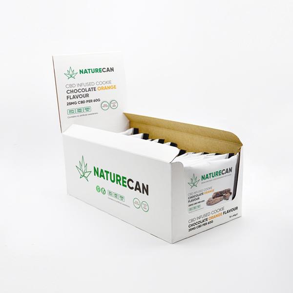 Naturecan 25mg CBD Double Chocolate Orange Cookie 60g - Image 3