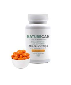 Naturecan 10mg CBD Oil Softgels with Vitamin C – 30 Capsules