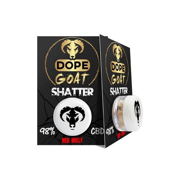 Dope Goat Shatter 98% CBD 1g - Image 7