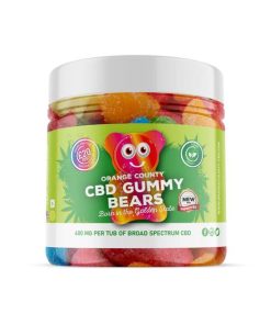 Alternative view of Orange County 400mg CBD Gummy Bears – Small Pack