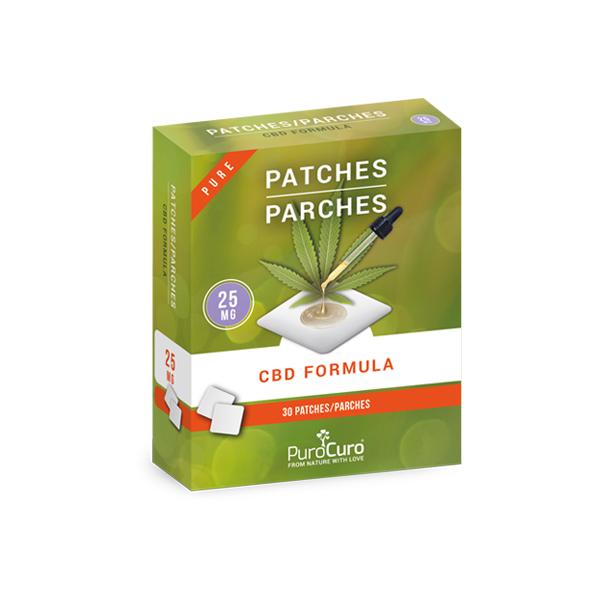 PuroCuro 25mg Pure CBD Formula Patches - Image 2