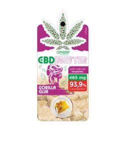 Euphoria 465mg CBD Shatter Gorilla Glue 0.5g