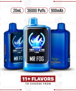 Mr Fog Nova 36K Puffs Blue Razz Steezy Series Disposable