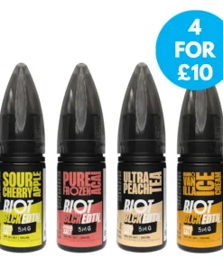 Alternative view of 5mg Riot Squad Black Edition V2 Nic Salts 10ml (50VG/50PG)