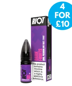 20mg (2%) Riot X E-liquid 10ml Nic Salts