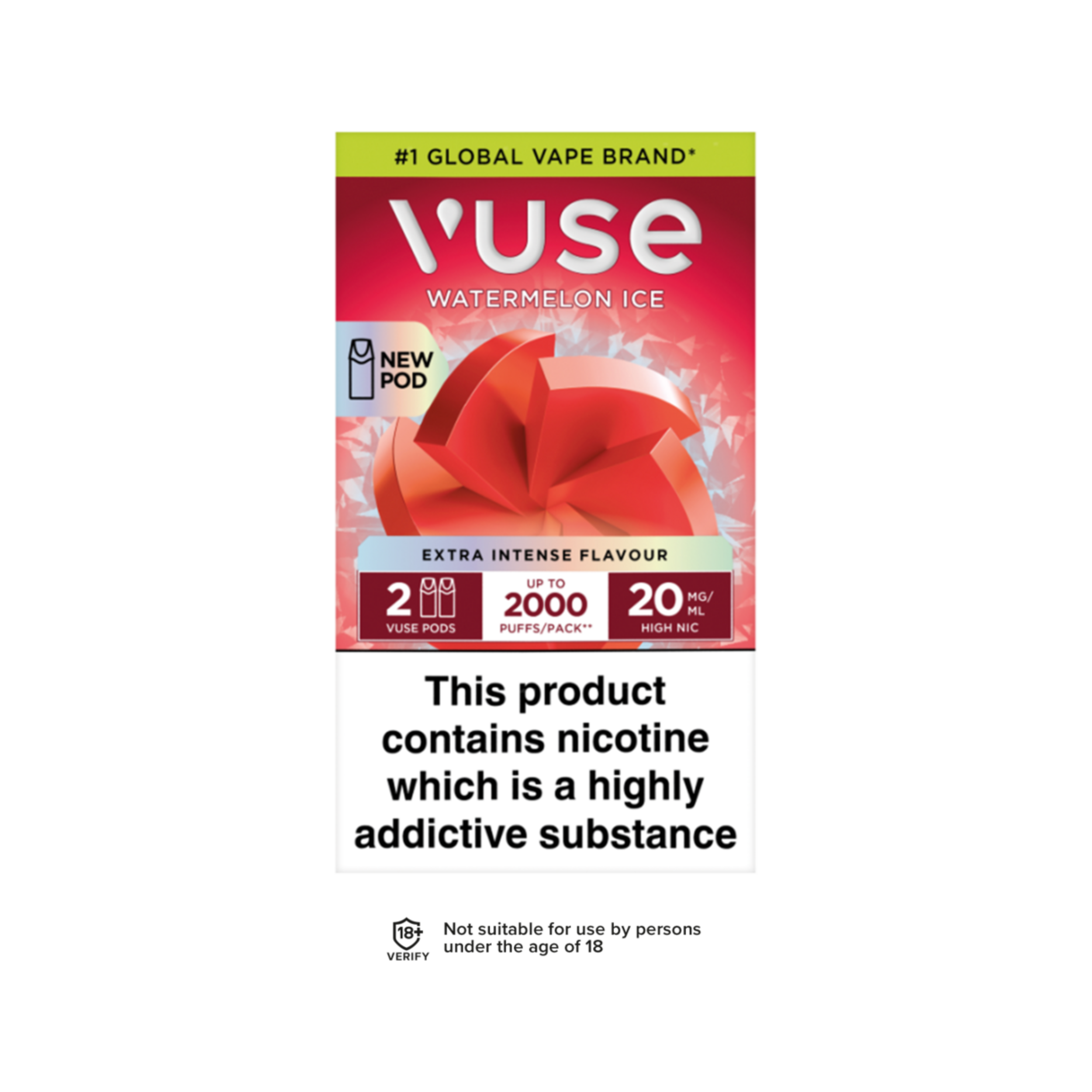 Vuse Intense Refill Pack 20mg (2.0%) - Image 5