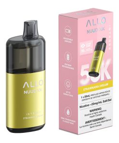 Alternative view of Allo Intense Nuud 50K Disposable Vape Device – Strawnana Dream 20ml
