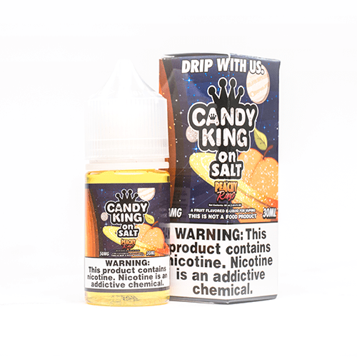 Candy King On Salt Peachy Ring 30ml Nic Salt Vape Juice - Image 2