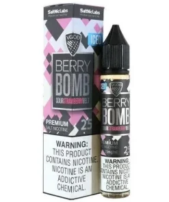 Alternative view of Berry Bomb Iced by VGOD Salt Nic