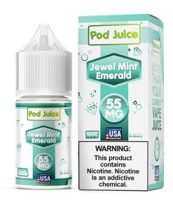 Alternative view of Pod Juice Jewel Mint Emerald TFN Salt Vape Juice 30ml