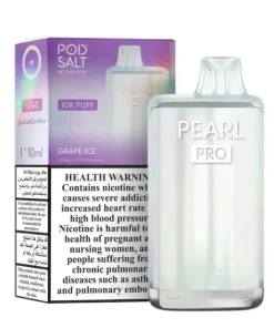 Alternative view of POD SALT PEARL PRO Grape Ice 10000pfs 2%
