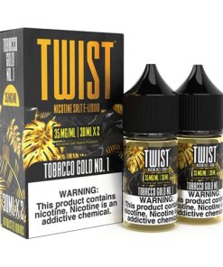 Tobacco Gold No.1 2x 30ml (60ml) Nic Salt Vape Juice – Twist E-Liquids